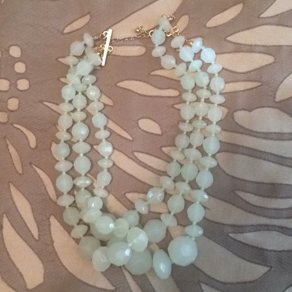 Mint colored necklace